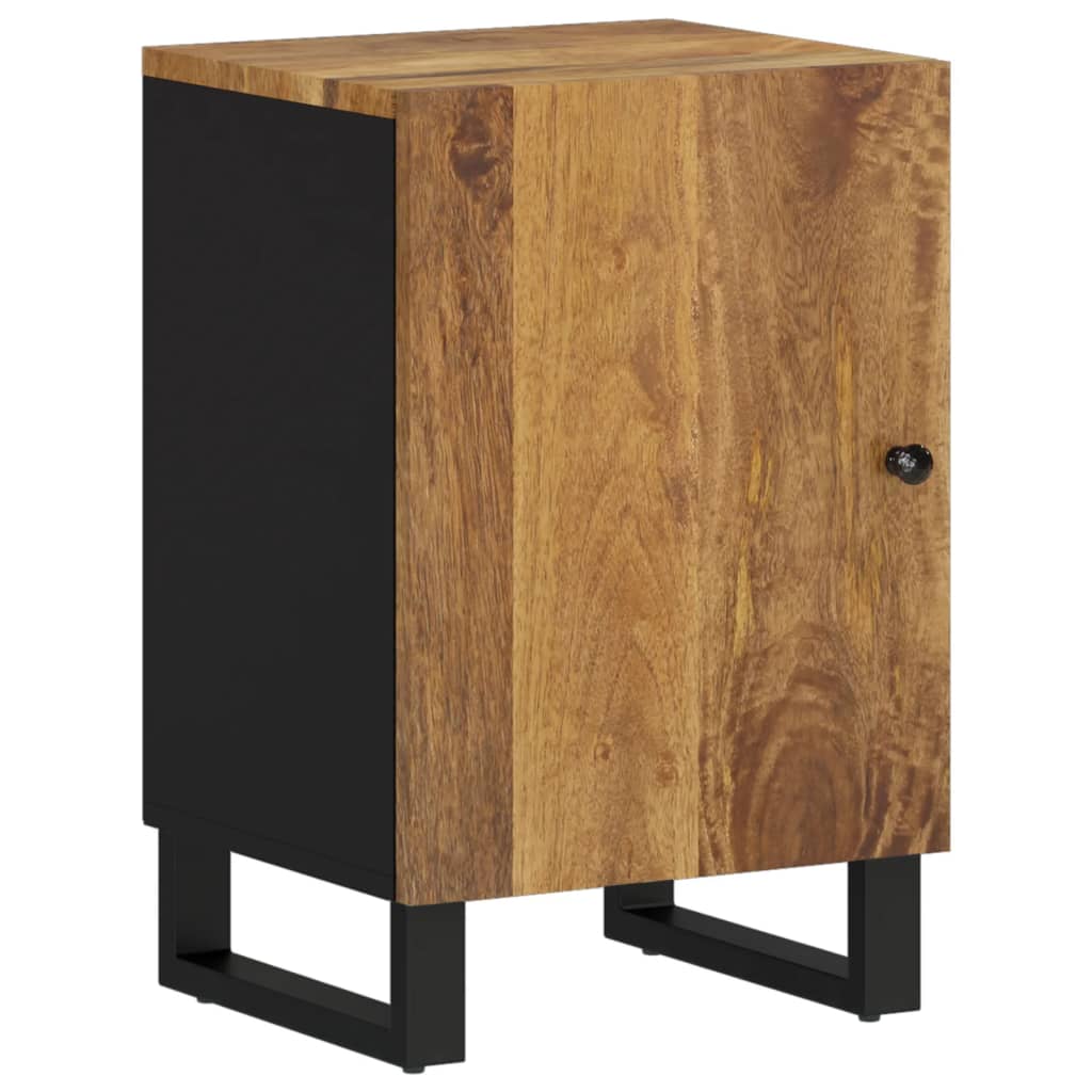 vidaXL 4-dielna súprava kúpeľňového nábytku mangovníkové drevo