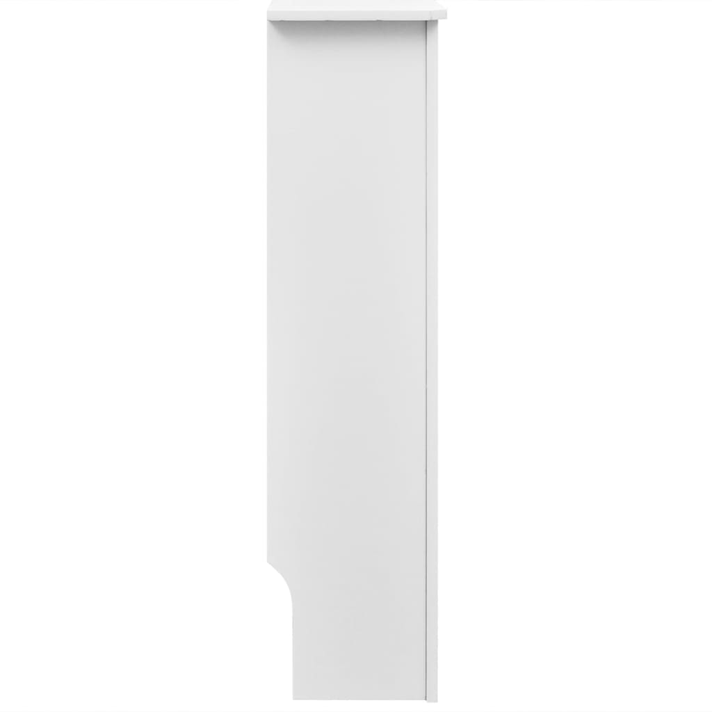 vidaXL Kryt na radiátor z MDF, biely, 172 cm