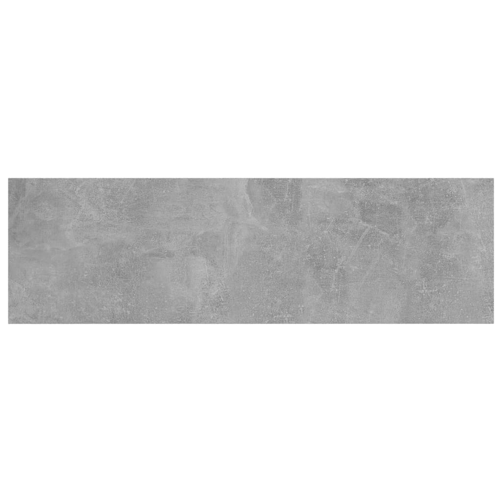 vidaXL Prídavné police 4 ks, betónovo sivé 100x30x1,5 cm, drevotrieska