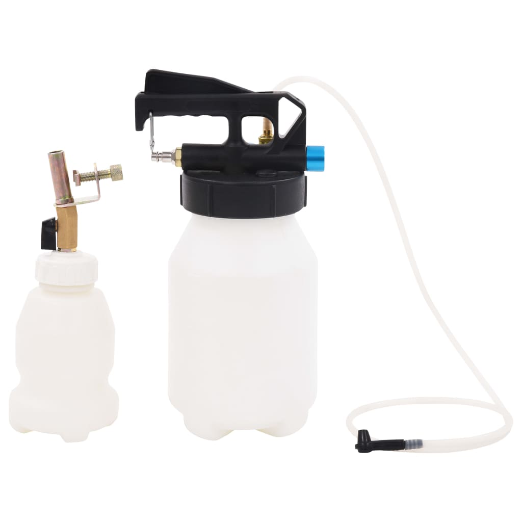 vidaXL Pneumatická odsávačka na odvzdušnenie bŕzd s plniacou fľašou 3,5 l