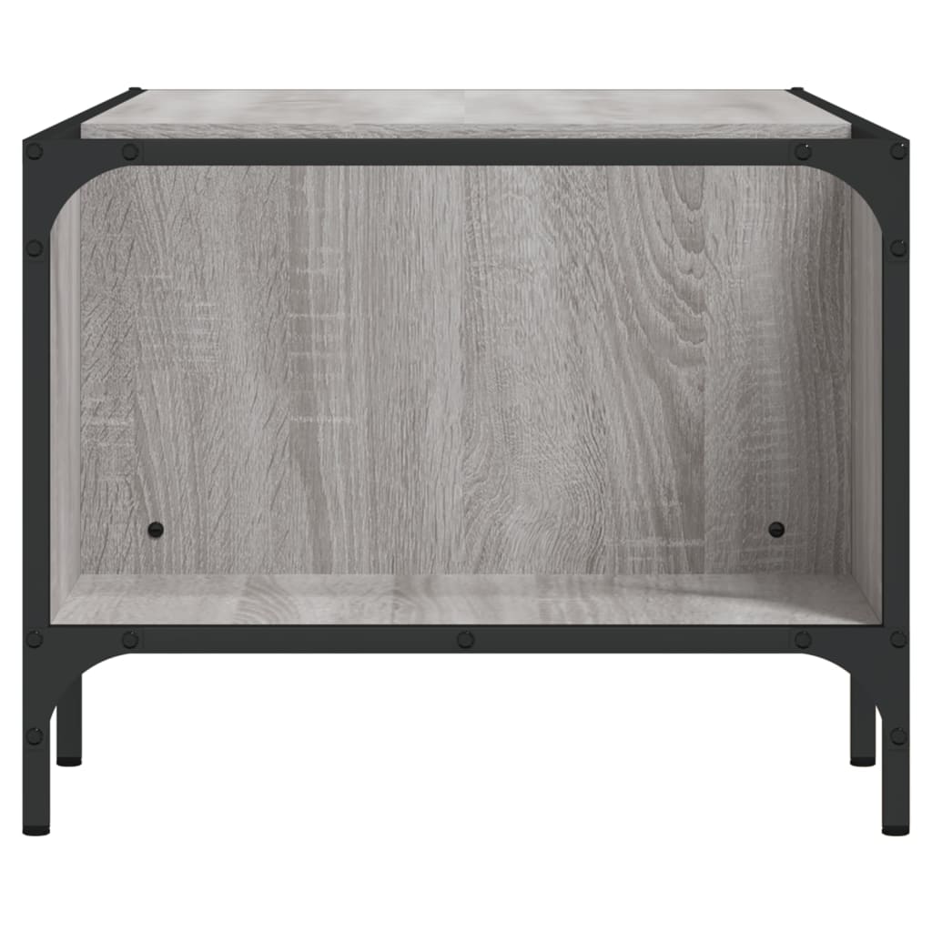 vidaXL Konferenčný stolík s regálom sivý sonoma 100x51x40cm komp.drevo