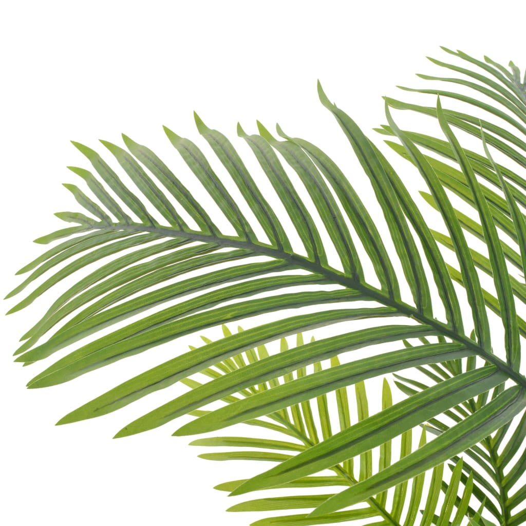 vidaXL Umelá rastlina, palma s kvetináčom, zelená 120 cm