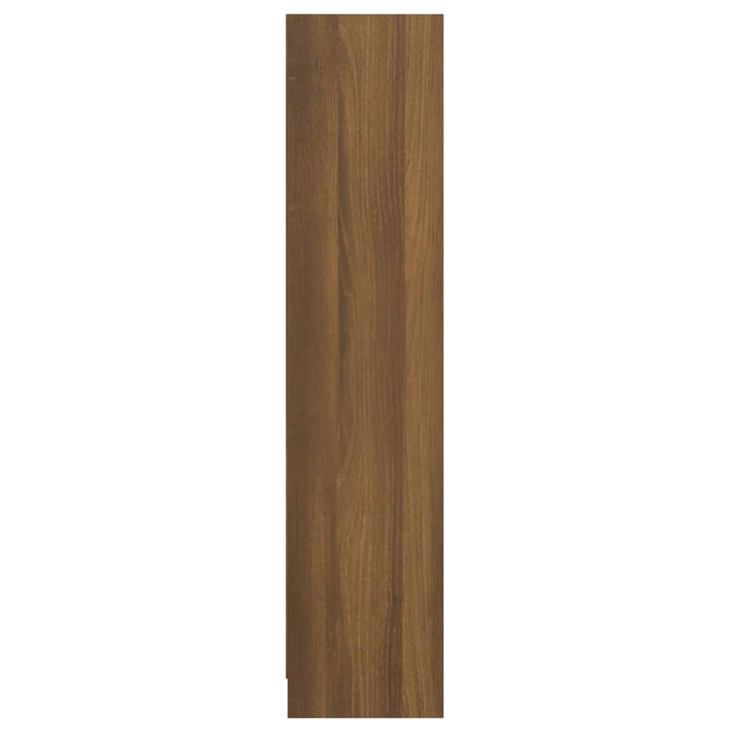 vidaXL Knižnica hnedý dub 60x24x109 cm spracované drevo