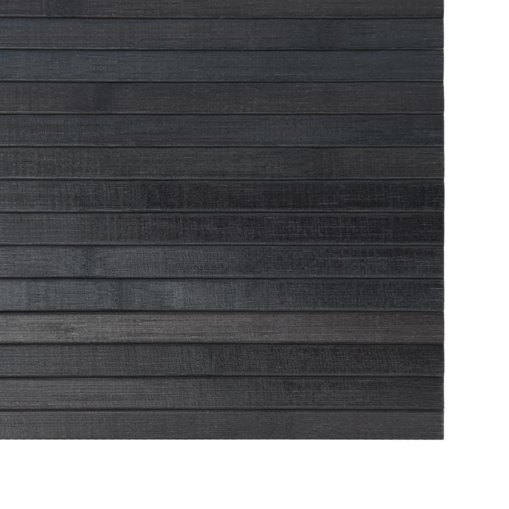 vidaXL Koberec obdĺžnikový sivý 70x200 cm bambus