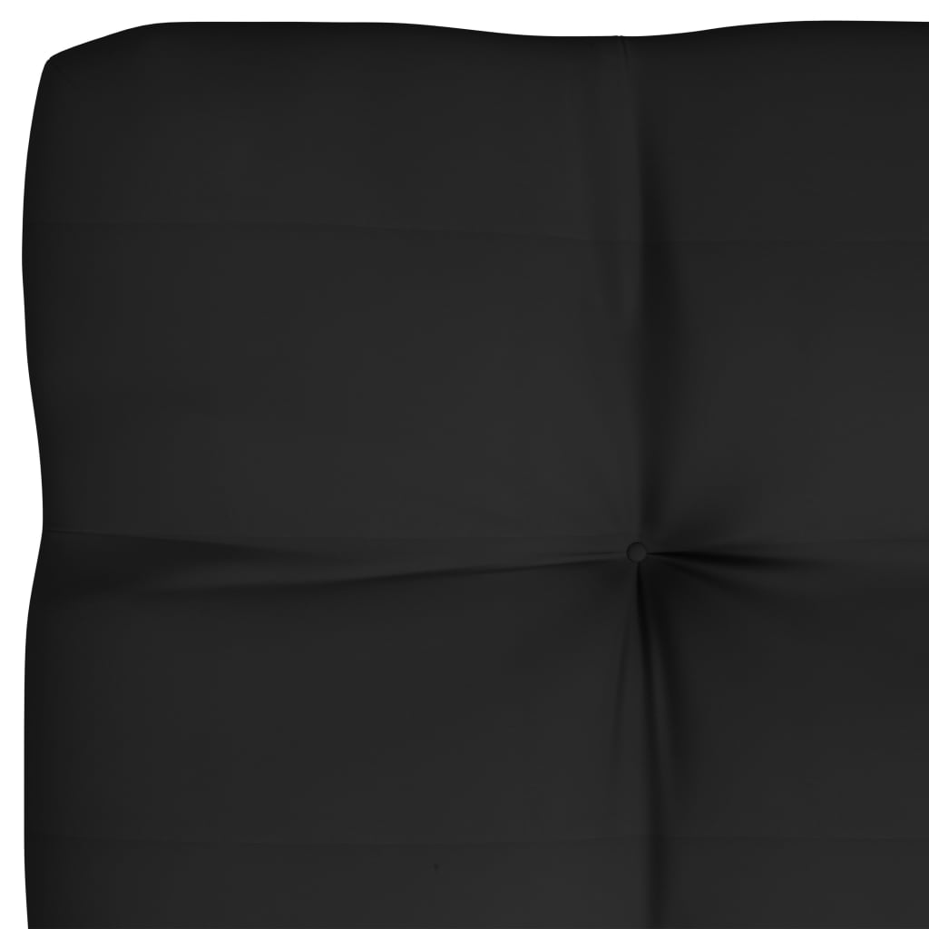 vidaXL Podložky na paletovú sedačku 7 ks čierne