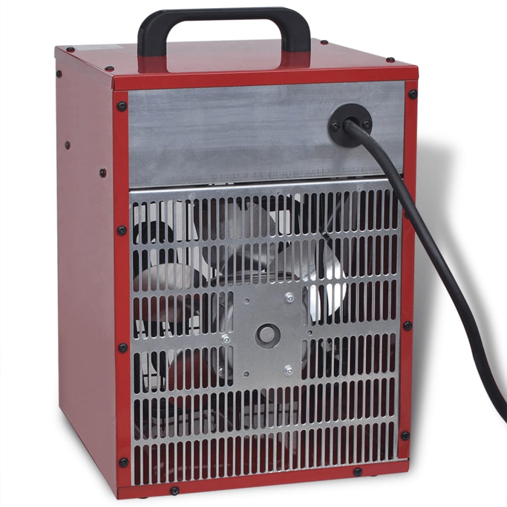 Prenosný priemyselný elektrický teplovzdušný ventilátor 5 kW 200 m³/h