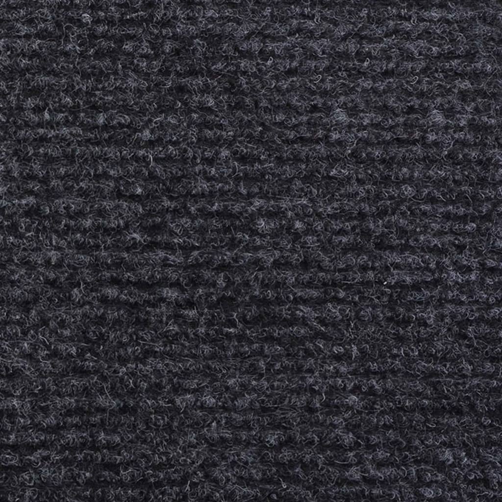 vidaXL Záťažový koberec, vrúbkovaný 1,2x15 m, antracitový