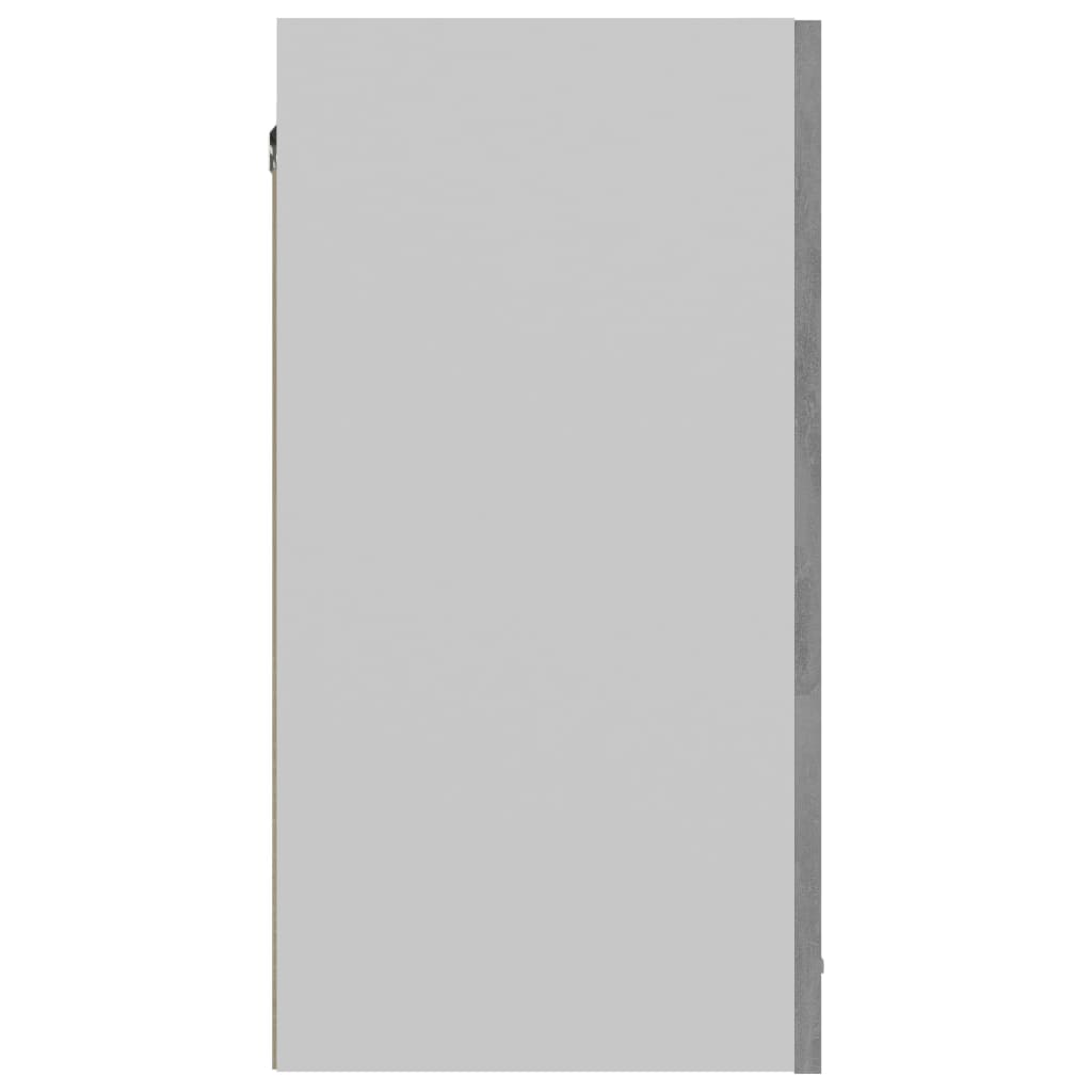 vidaXL Závesná skrinka, betónovo sivá 60x31x60 cm, kompozitné drevo