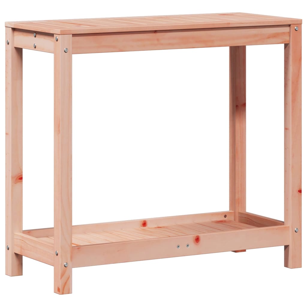 vidaXL Stôl na presádzanie s policou 82,5x35x75 cm drevo douglas