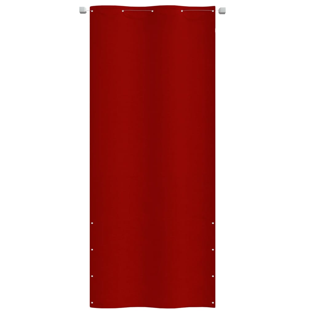 vidaXL Balkónová markíza červená 100x240 cm oxfordská látka