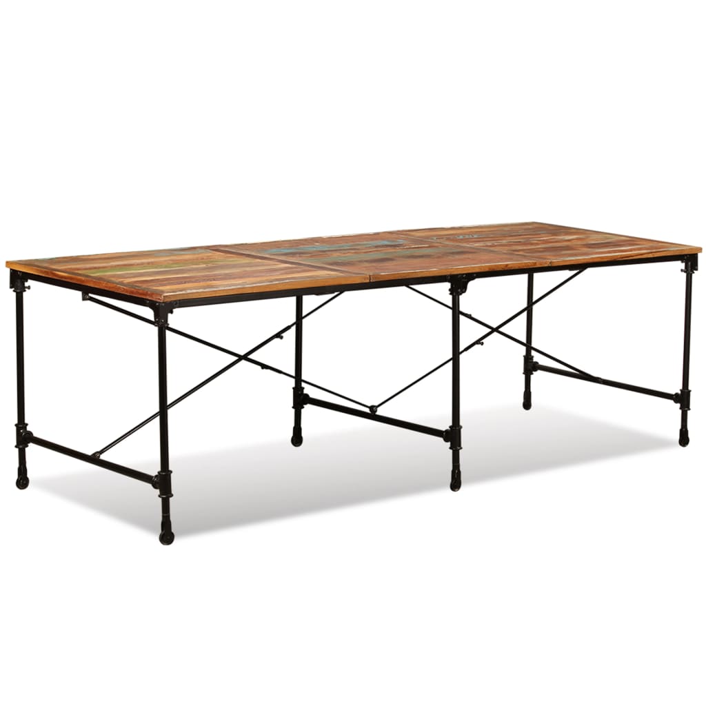 vidaXL Jedálenský stôl, recyklovaný masív 240 cm