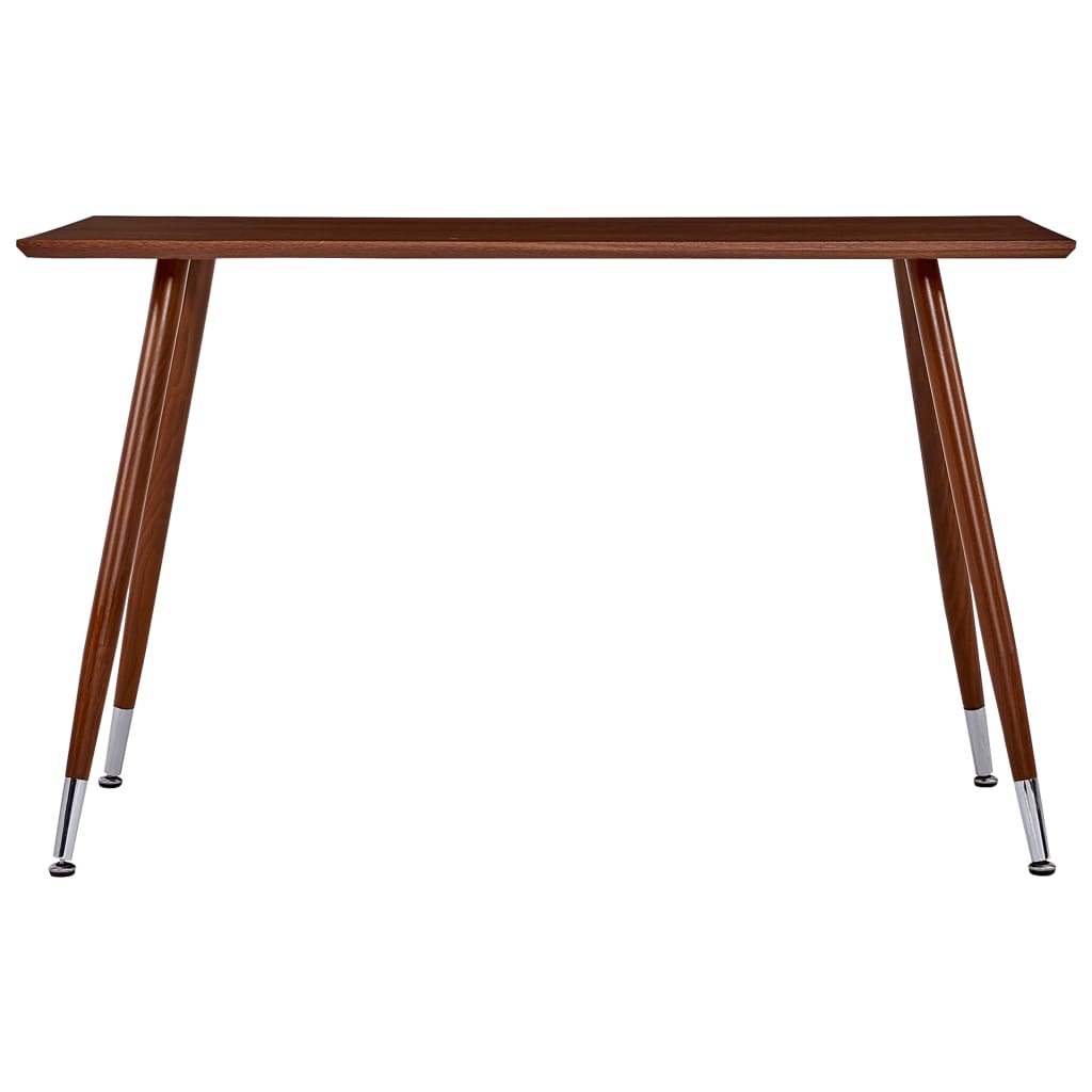 vidaXL Jedálenský stôl, hnedý 120x60x74 cm, MDF