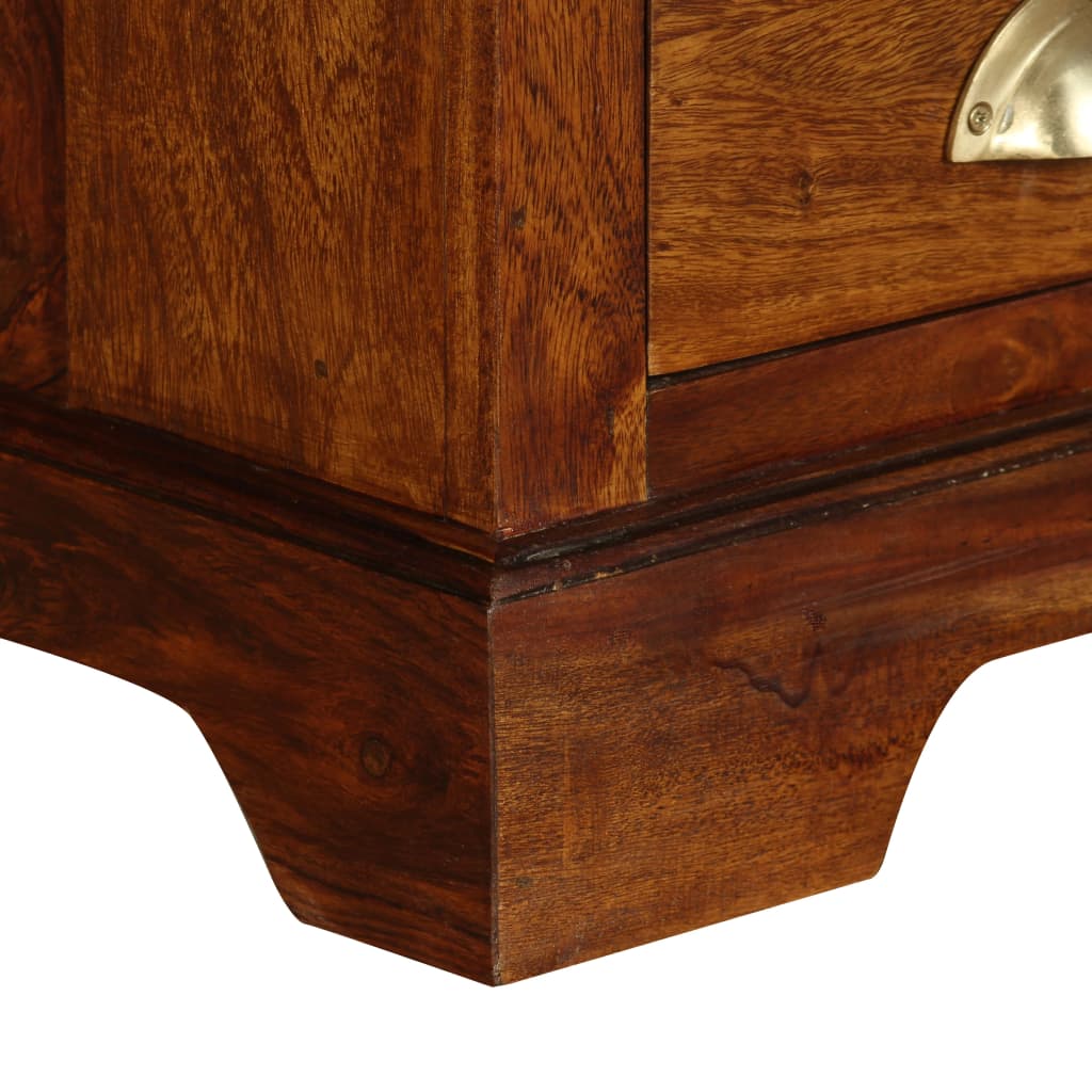 vidaXL TV stolík, 120x40x30 cm, masívne sheeshamové drevo