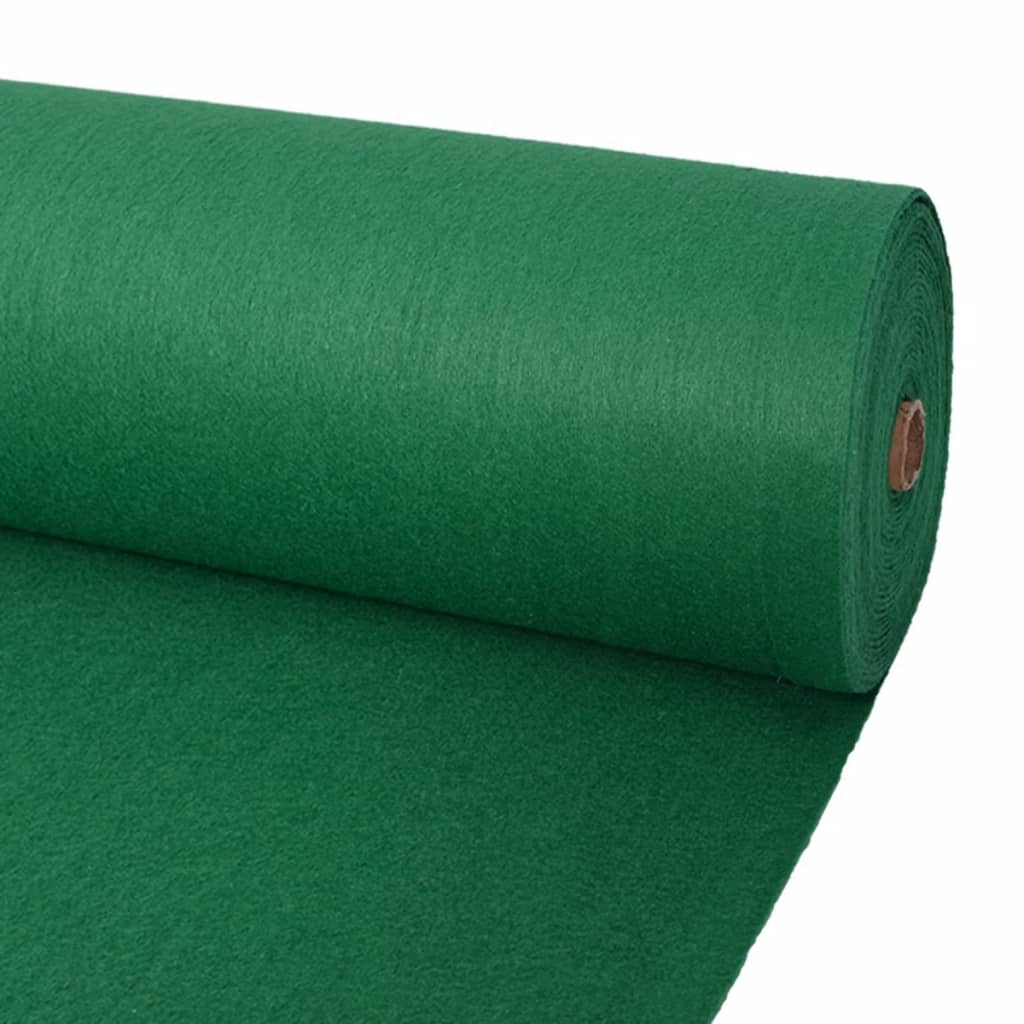 vidaXL Záťažový koberec, hladký 1,2x12 m, zelený