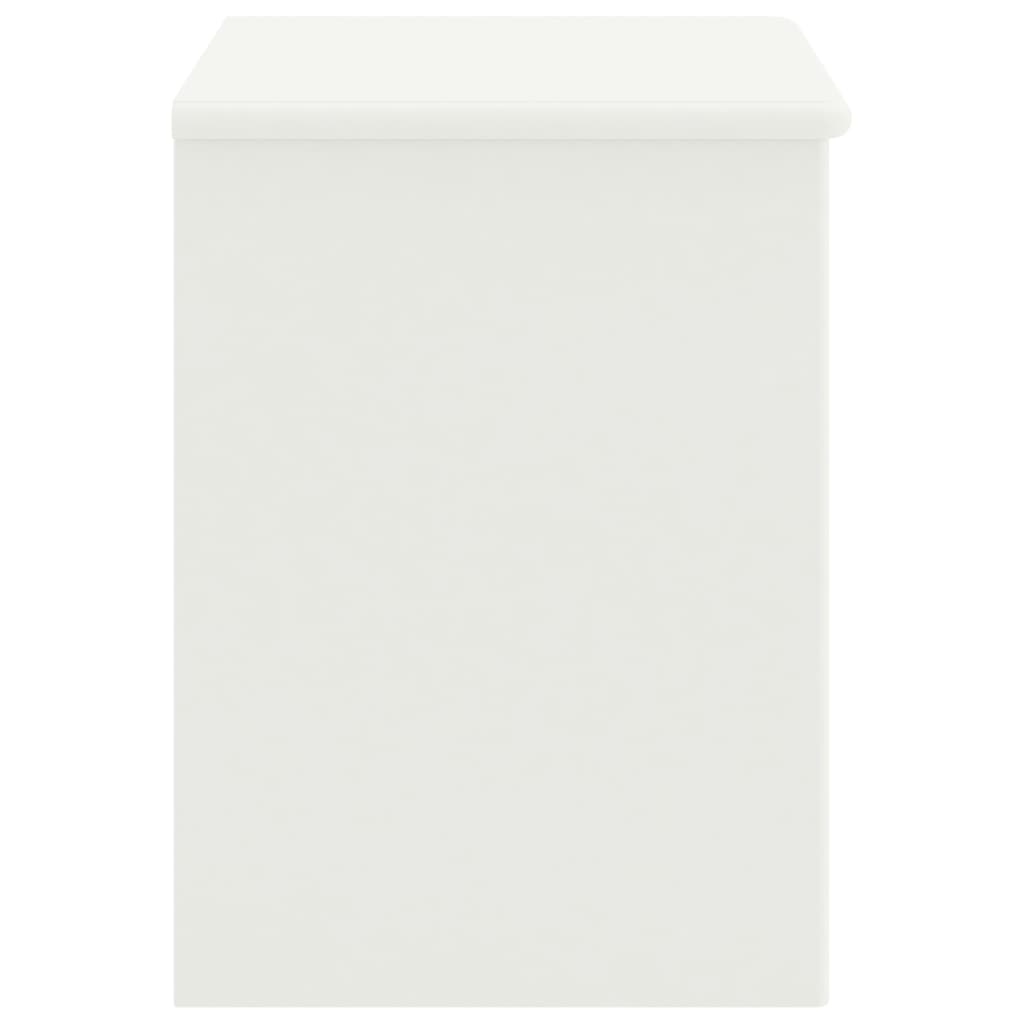vidaXL Nočné stolíky biele 35x30x40 cm borovicový masív