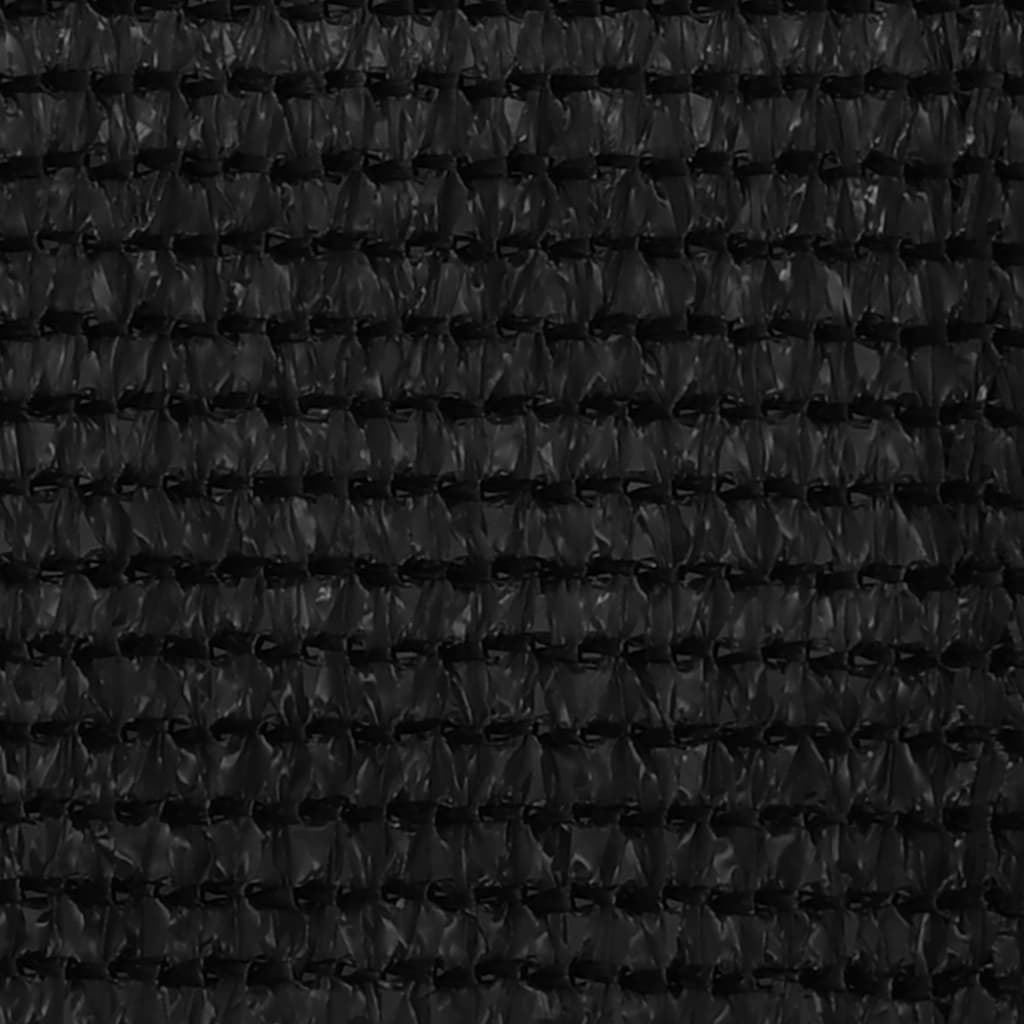vidaXL Balkónová markíza čierna 75x300 cm HDPE