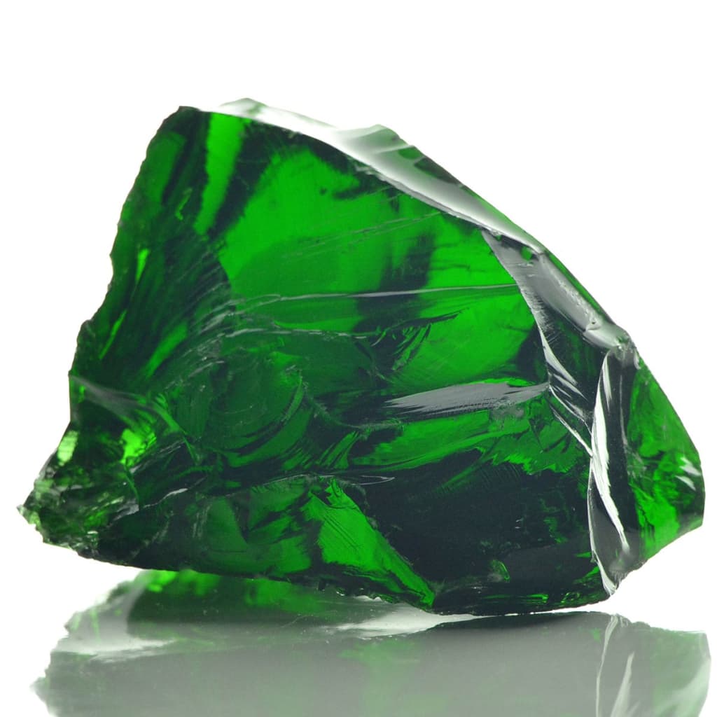 vidaXL Gabiónové kamene zo skla, zelené, 60-120 mm, 25 kg