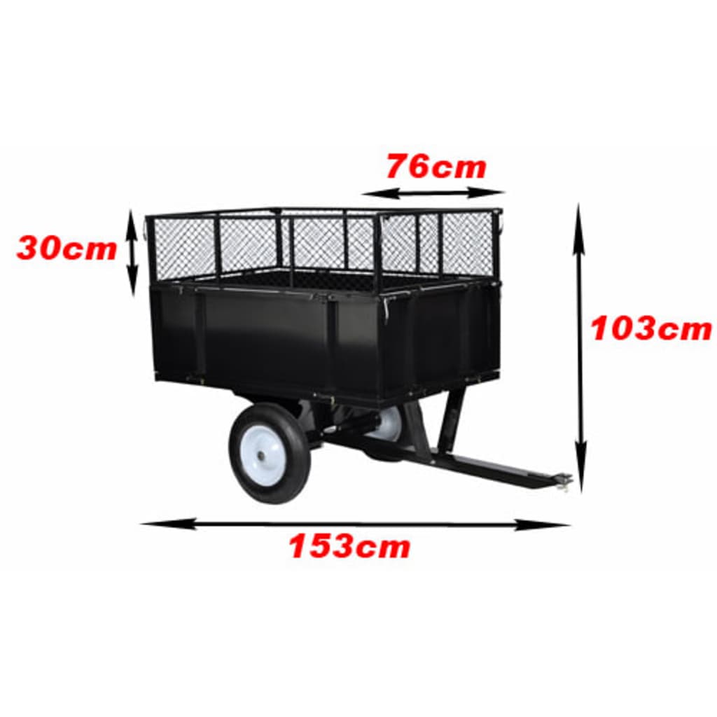 Záhradný vozík 300 kg zaťaženie