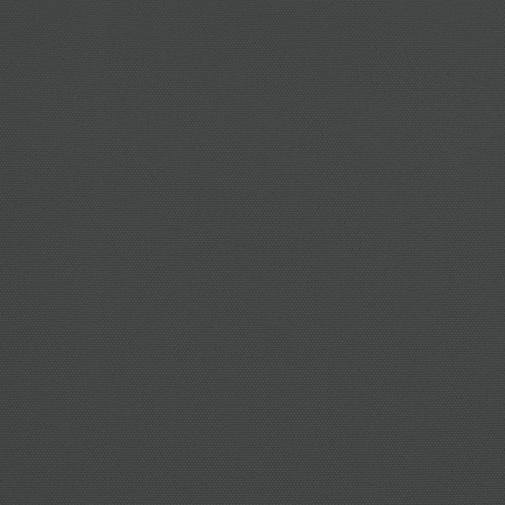 vidaXL Balkónový slnečník, hliníková tyč, antracit 300x155 cm, polkruh