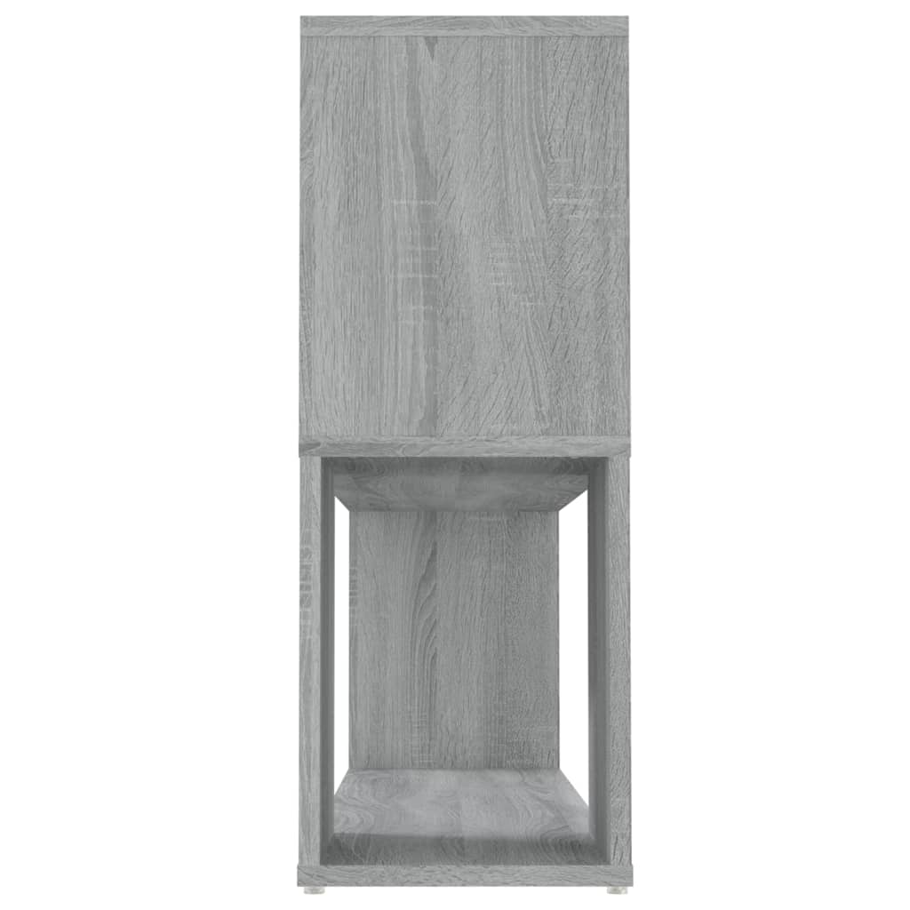 vidaXL Knižnica sivý dub sonoma 100x24x63 cm spracované drevo