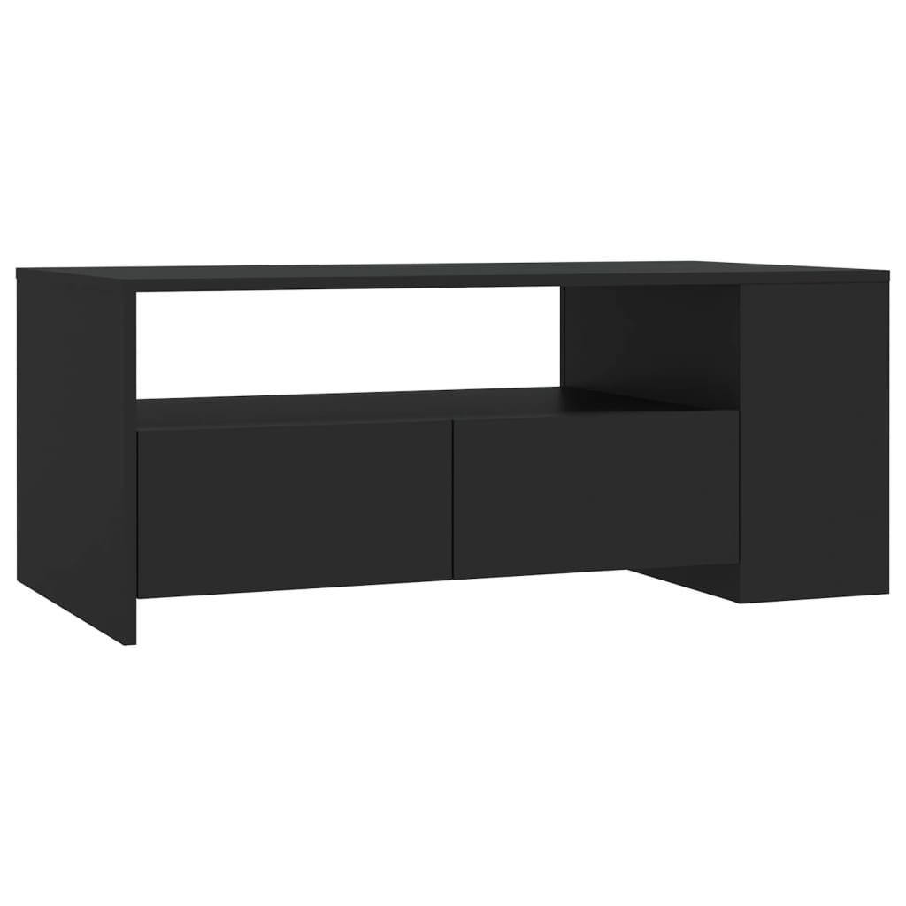 vidaXL Konferenčný stolík čierny 102x55x42 cm kompozitné drevo