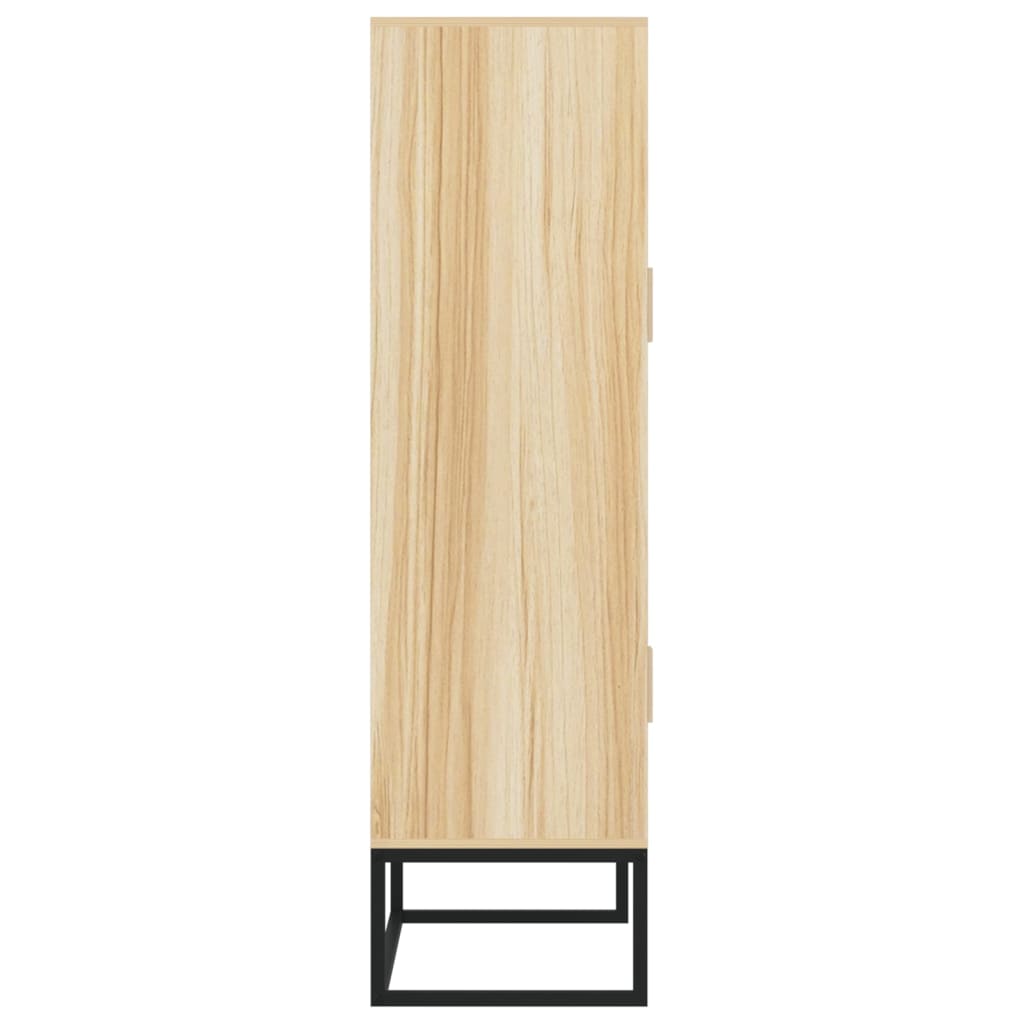 vidaXL Vysoká skrinka 70x35x125 cm kompozitné drevo