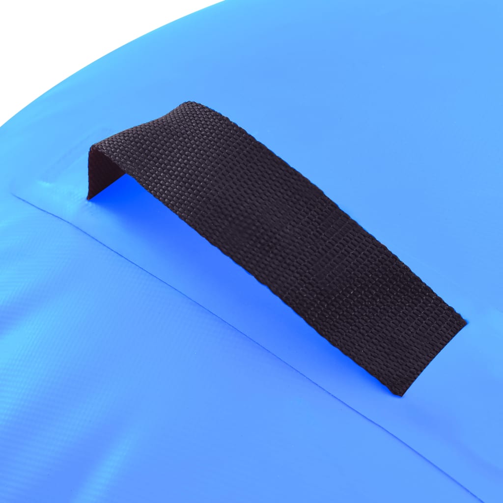 vidaXL Nafukovací gymnastický valec s pumpou 120x90 cm PVC modrý
