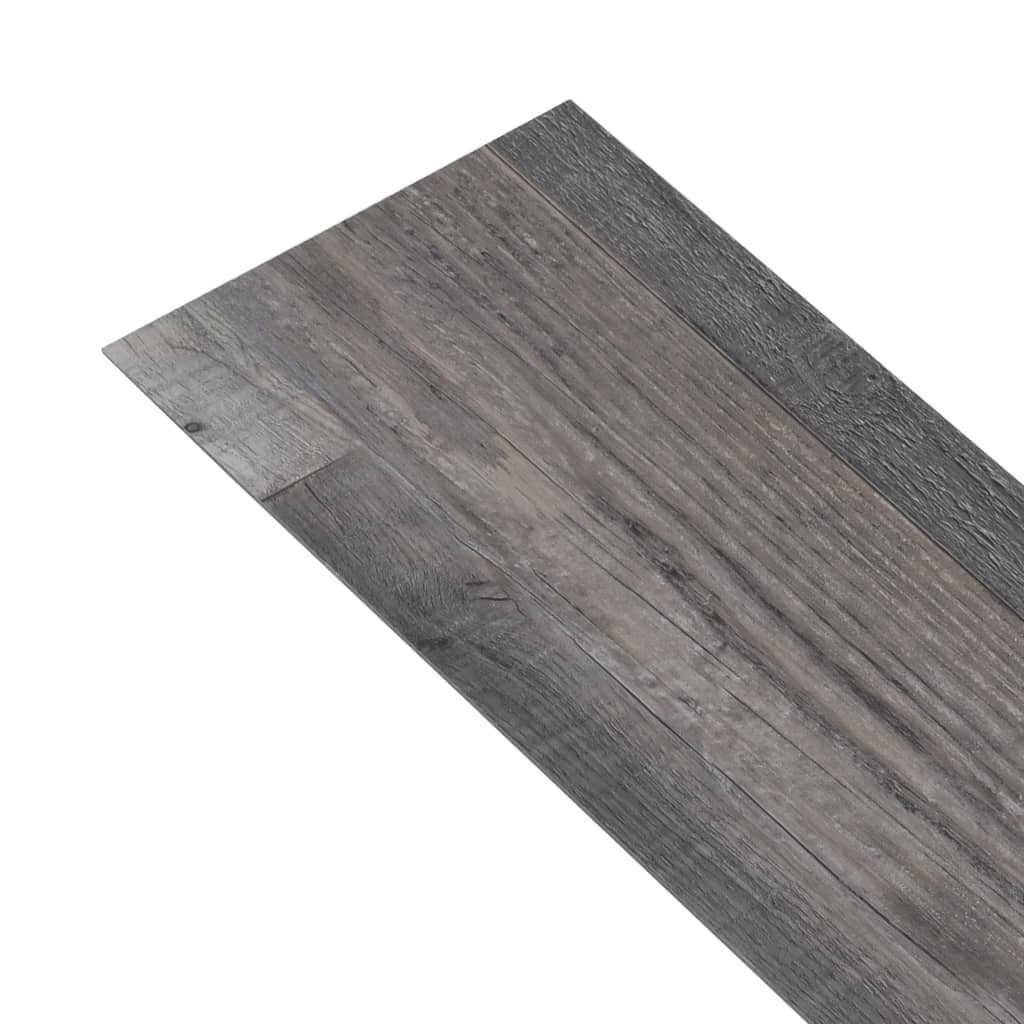 vidaXL Nesamolepiace podlahové dosky PVC 5,26m² 2mm, priemyselné drevo