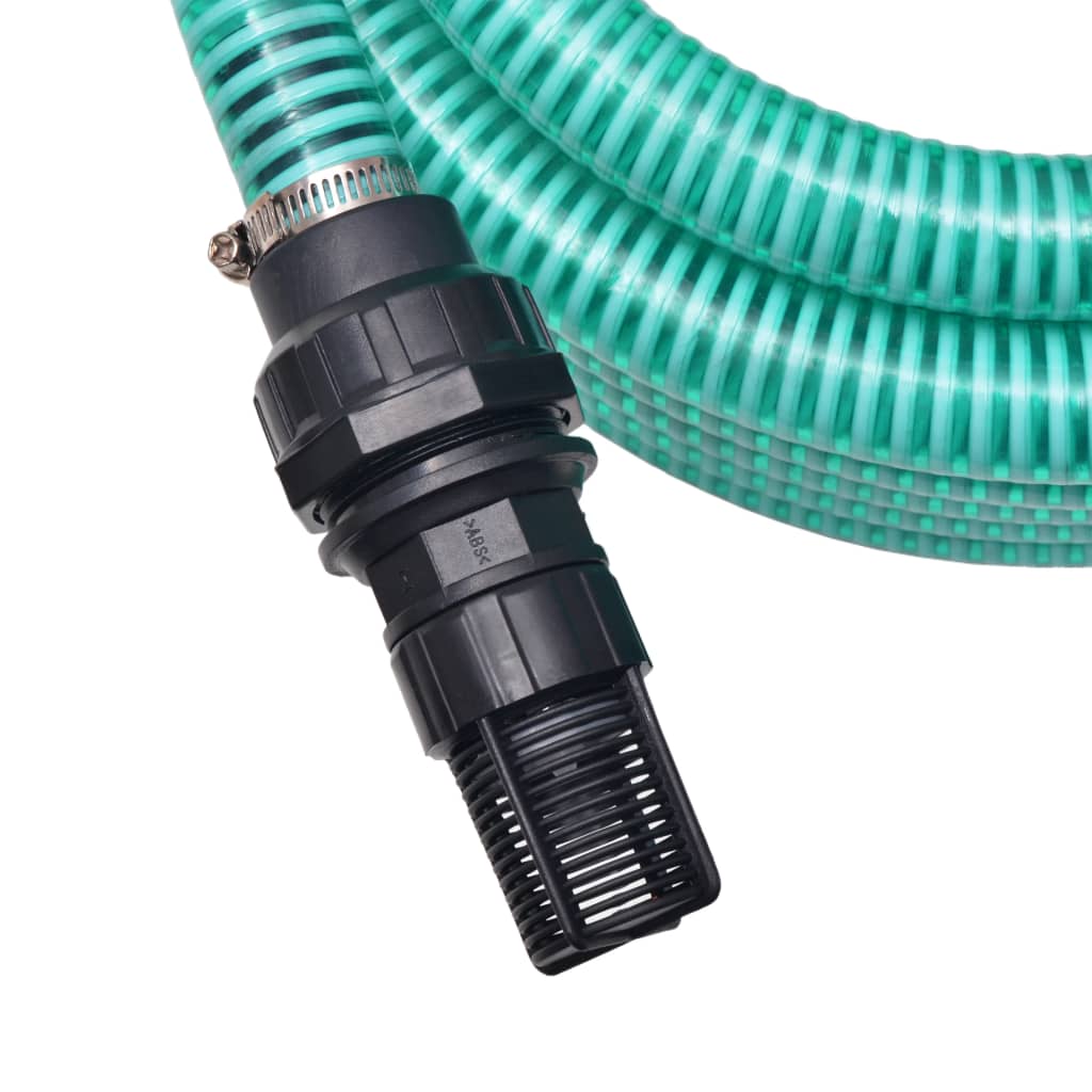 vidaXL Sacia hadica s konektormi 7 m 22 mm zelená