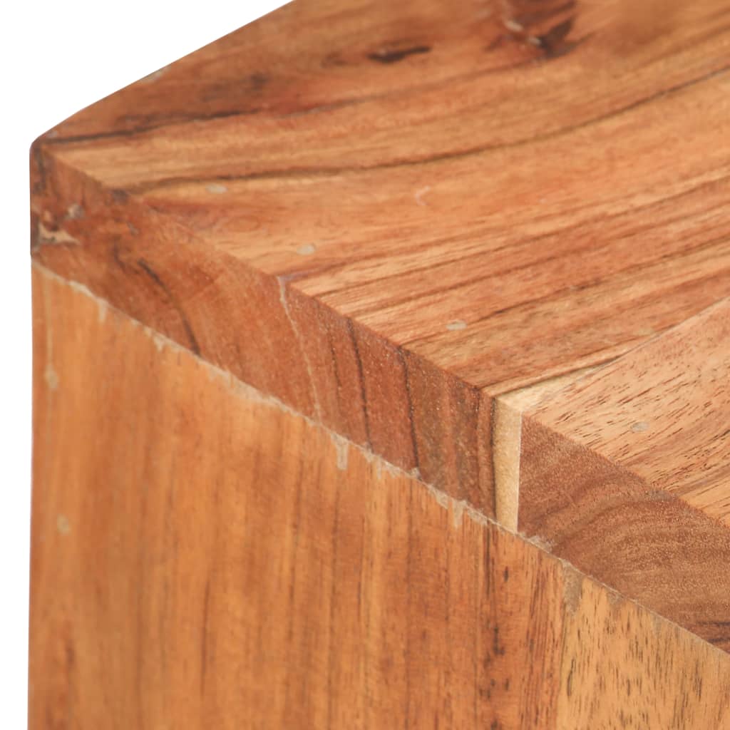vidaXL Nástenný držiak na skateboard 25x20x30 cm masívne akáciové drevo