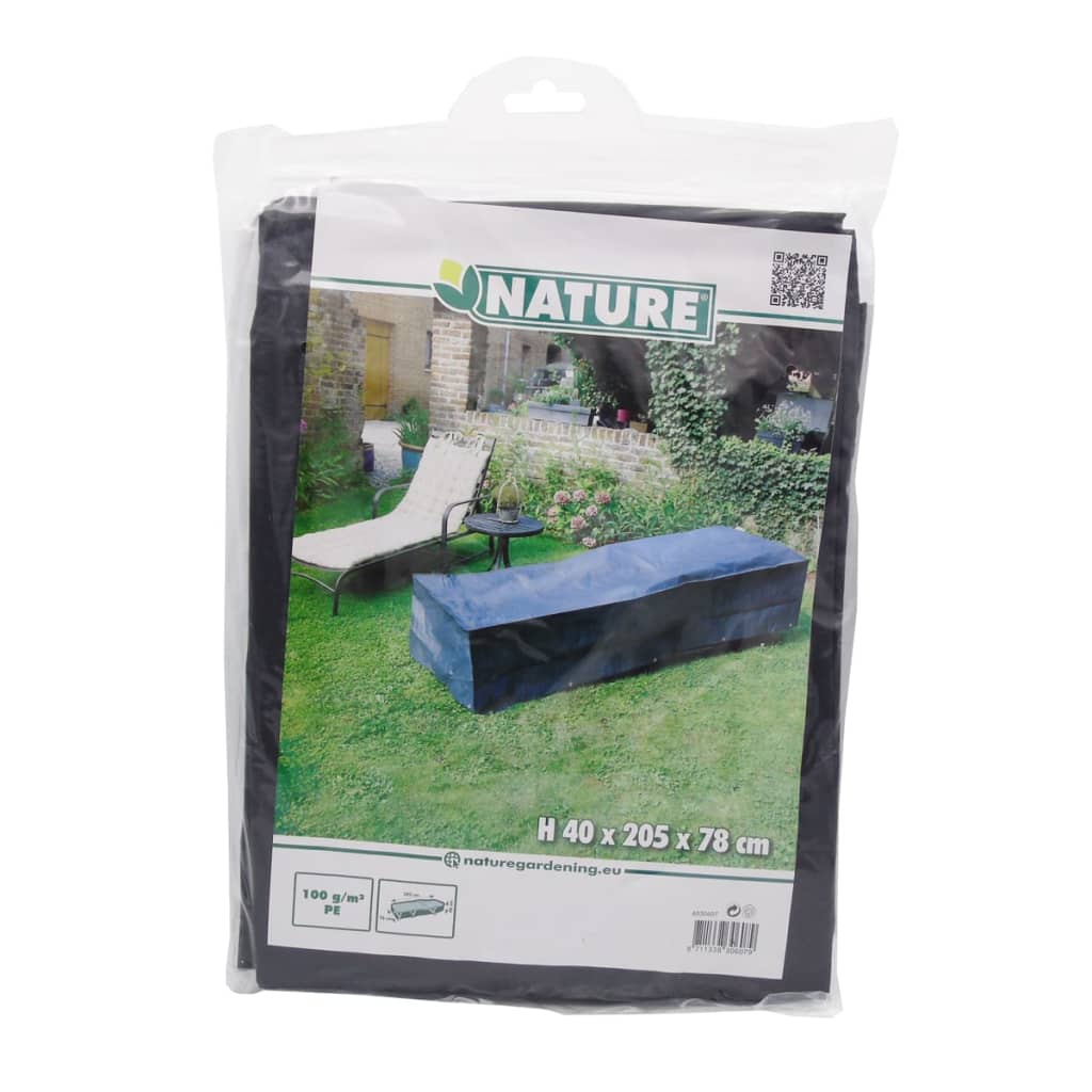 Nature Obal na záhradný nábytok na ležadlá 205x78x40 cm