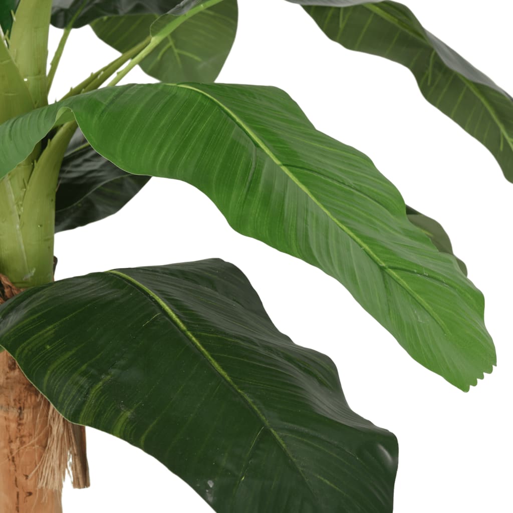vidaXL Umelý banánový strom 9 listov 120 cm zelený