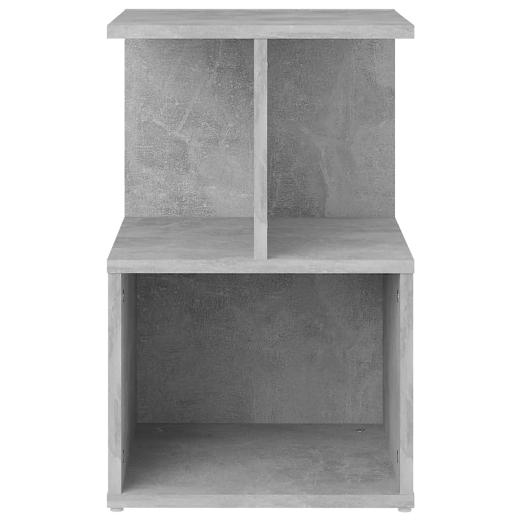 vidaXL Nočné stolíky 2 ks, betónovo sivé 35x35x55 cm, kompozitné drevo
