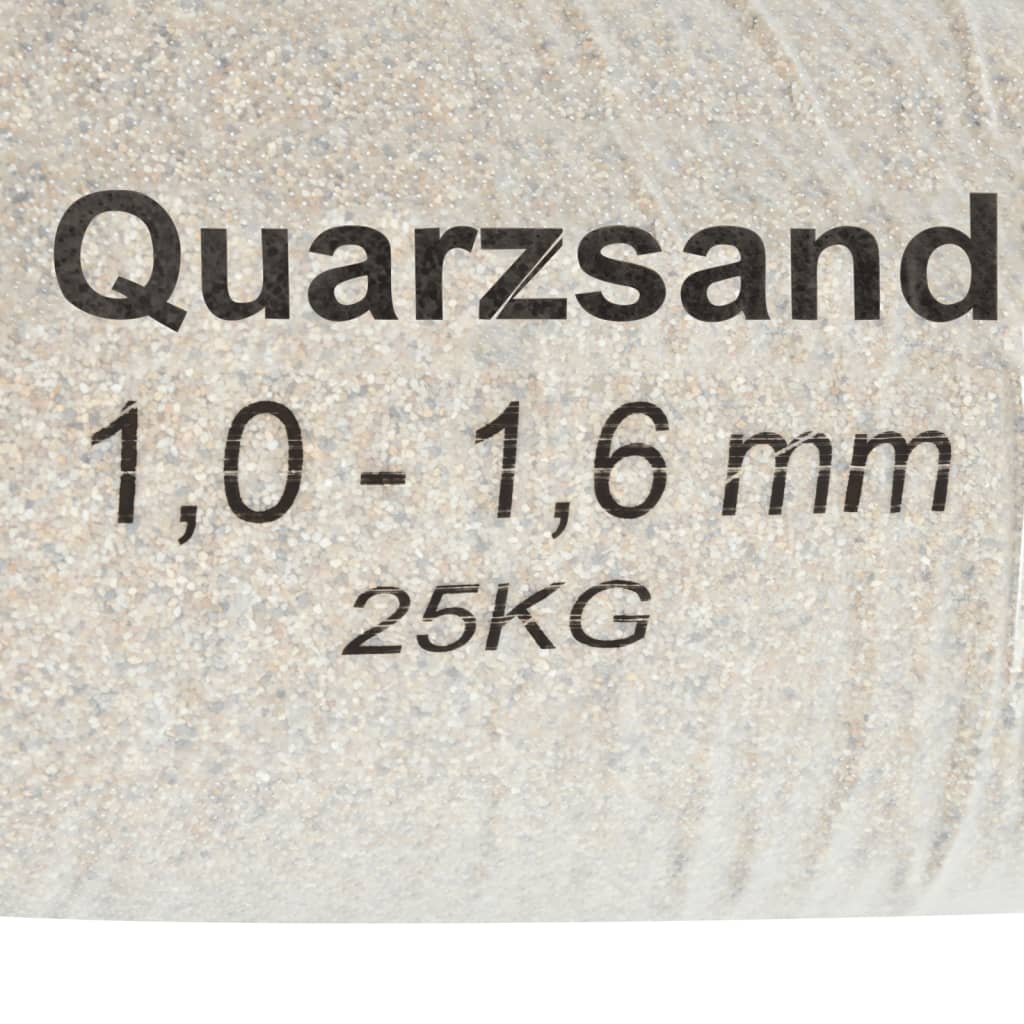 vidaXL Filtračný piesok 25 kg 1,0-1,6 mm