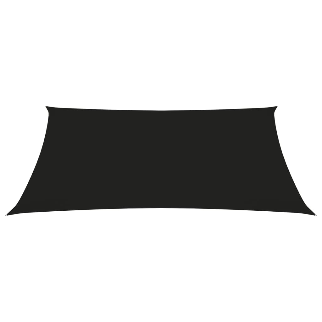 vidaXL Tieniaca plachta oxfordská látka obdĺžniková 3,5x5 m čierna