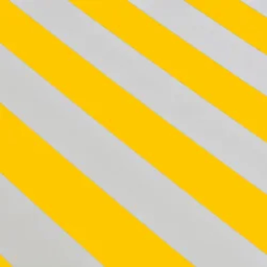 vidaXL Ručne ovládaná zaťahovacia markíza 600 cm žlto-biela