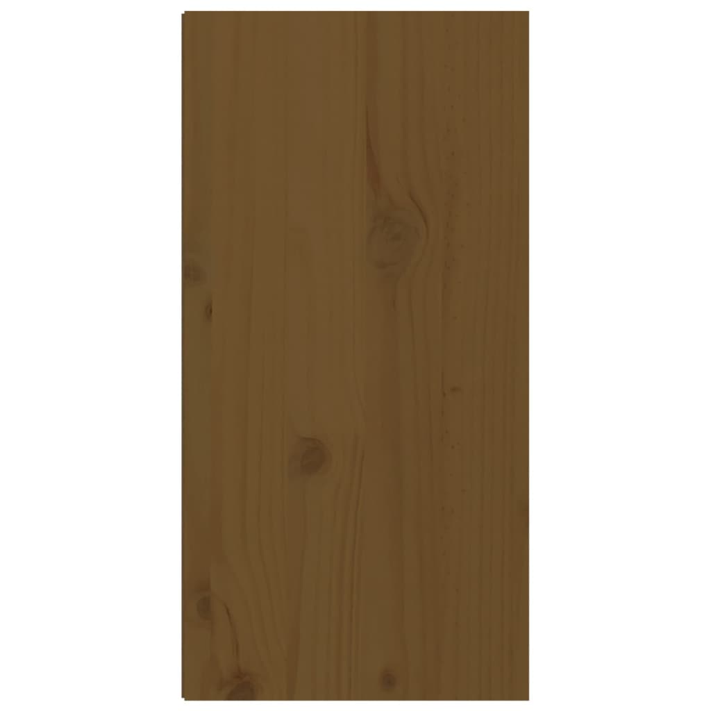 vidaXL Nástenná skrinka medovo-hnedá 30x30x60 cm masívna borovica