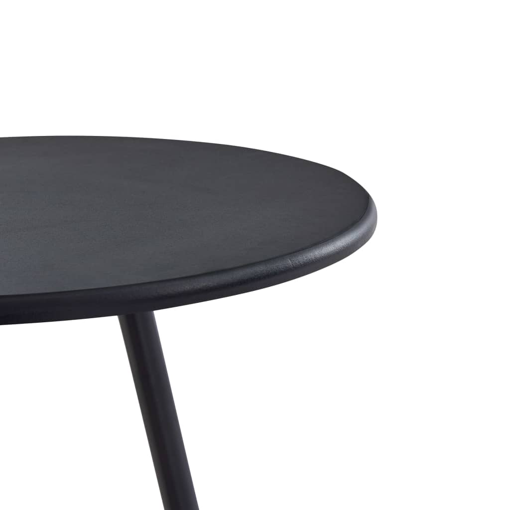 vidaXL Barový stôl čierny 60x107,5 cm MDF