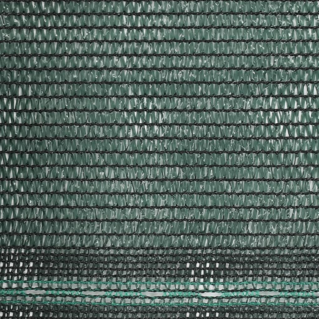 vidaXL Zástena na tenisový kurt, HDPE 1,2x25 m, zelená