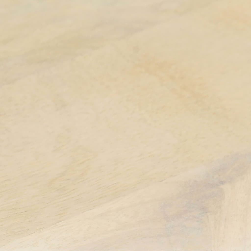 vidaXL Konferenčný stolík biely 68x68x30 cm masívne mangovníkové drevo