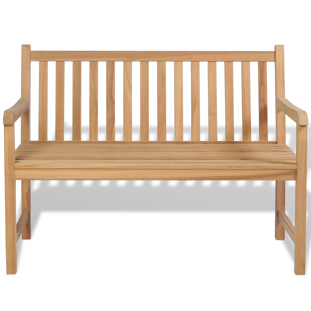 vidaXL Záhradná lavička 120 cm, tíkové drevo