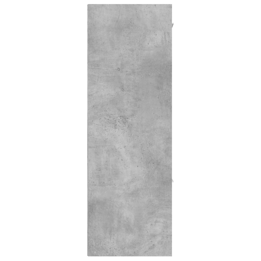 vidaXL Úložná skrinka, betónovo sivá 60x29,5x90 cm, kompozitné drevo