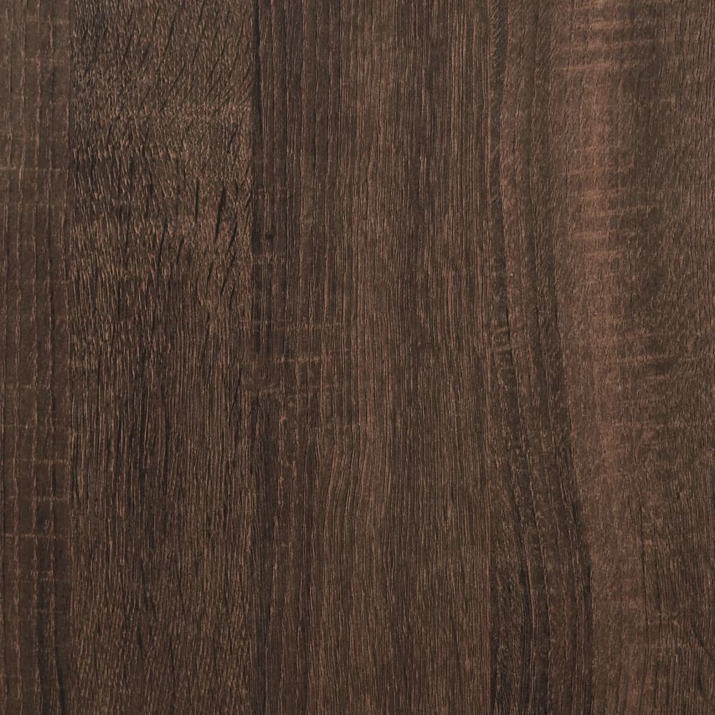 vidaXL Botník hnedý dub 60x34x96,5 cm kompozitné drevo