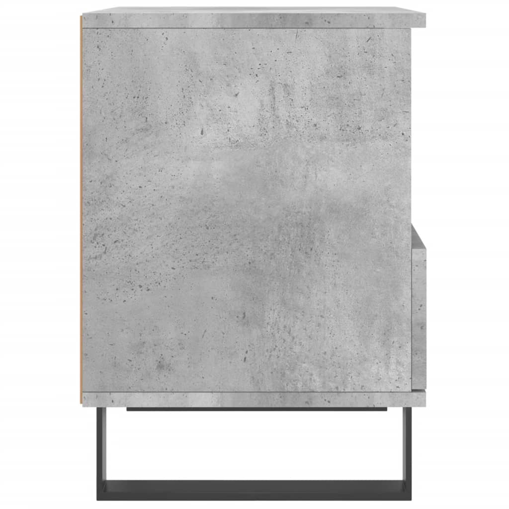 vidaXL Nočné stolíky 2 ks betónové sivé 40x35x50 cm kompozitné drevo