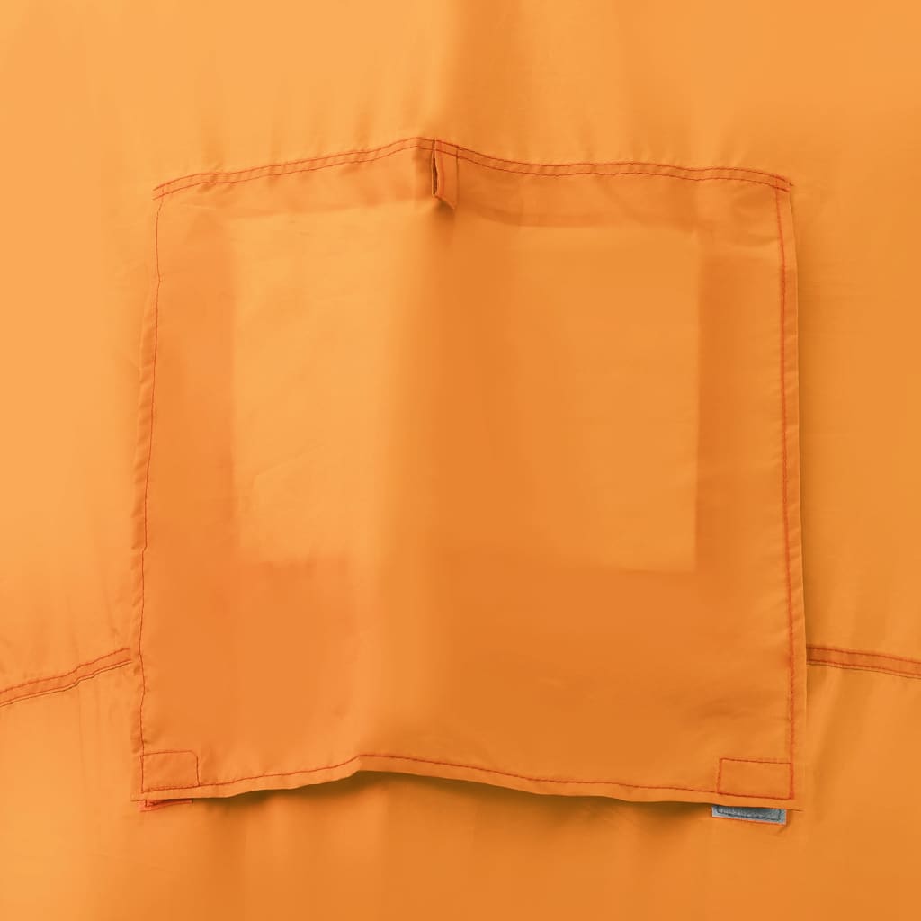 vidaXL Kempingový stan pre 6 osôb sivo-oranžový
