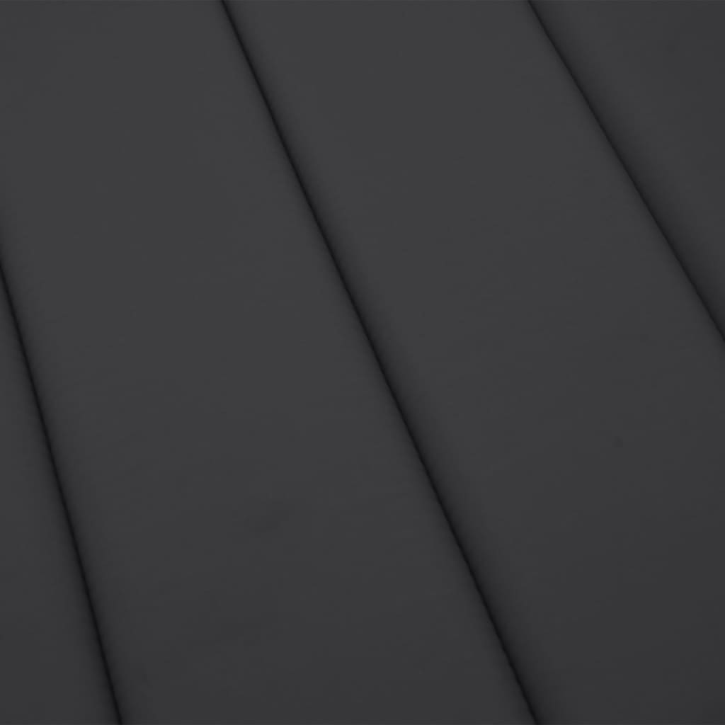 vidaXL Podložka na ležadlo, čierna 200x60x3 cm, oxfordská látka