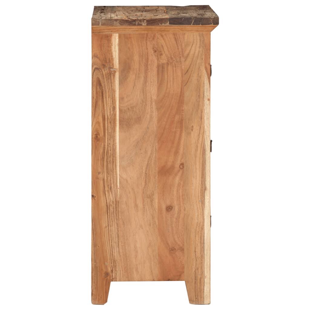 vidaXL Bočná skrinka 55x33x75 cm masívne akáciové drevo