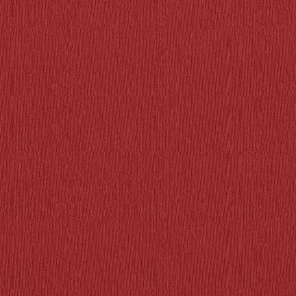 vidaXL Balkónová markíza, červená 75x600 cm, oxfordská látka