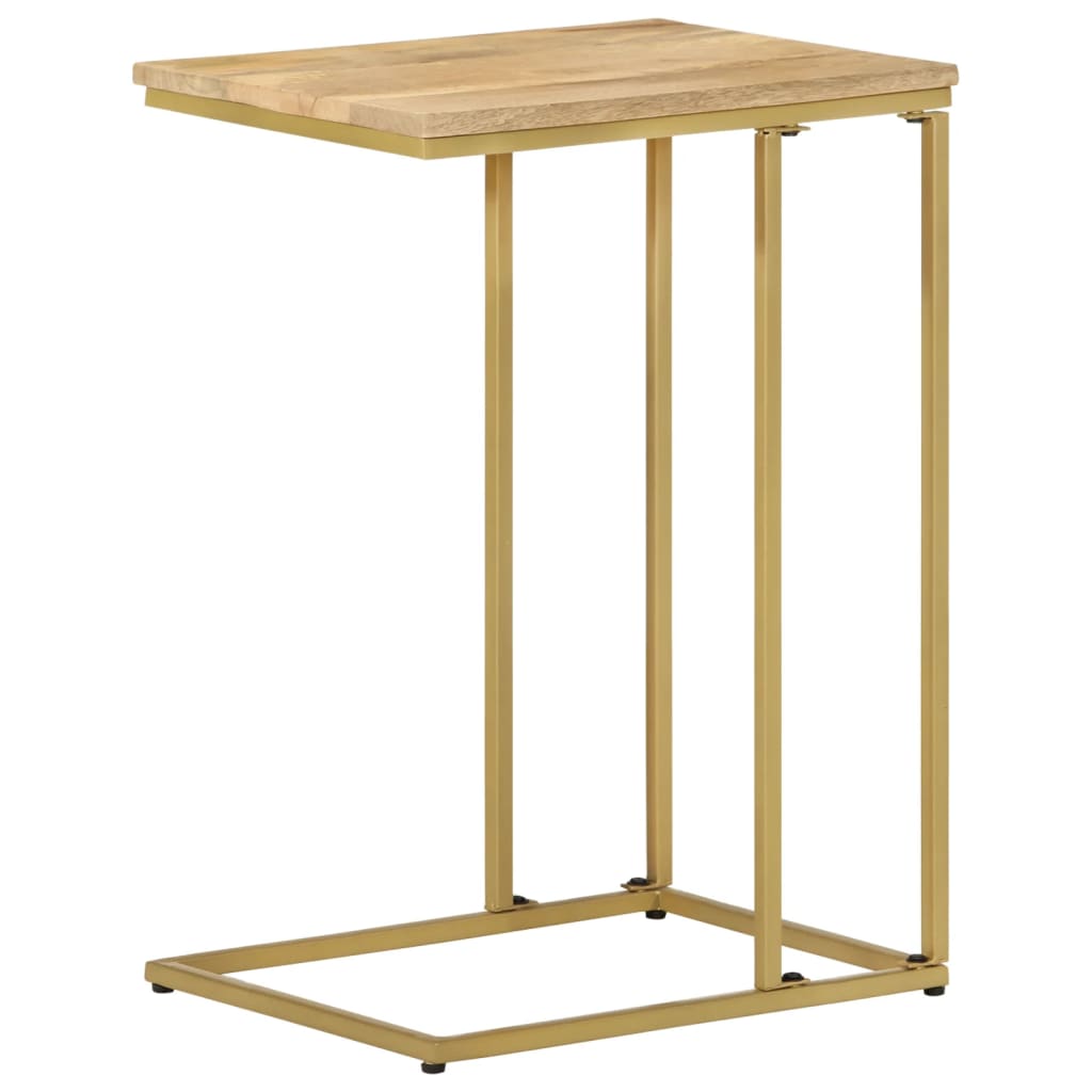 vidaXL Bočný stolík 35x45x65 cm masívne mangovníkové drevo