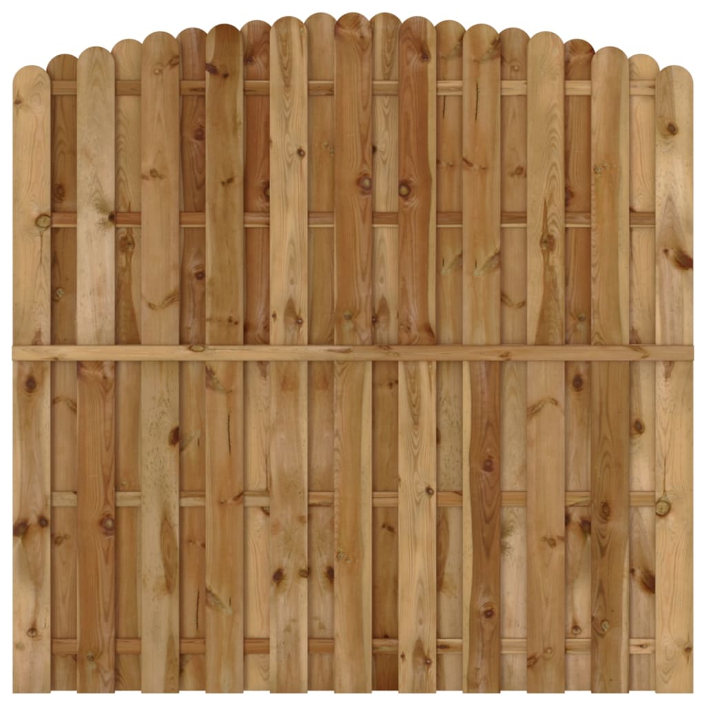 vidaXL Plotový panel, borovicové drevo 180x(165-180) cm